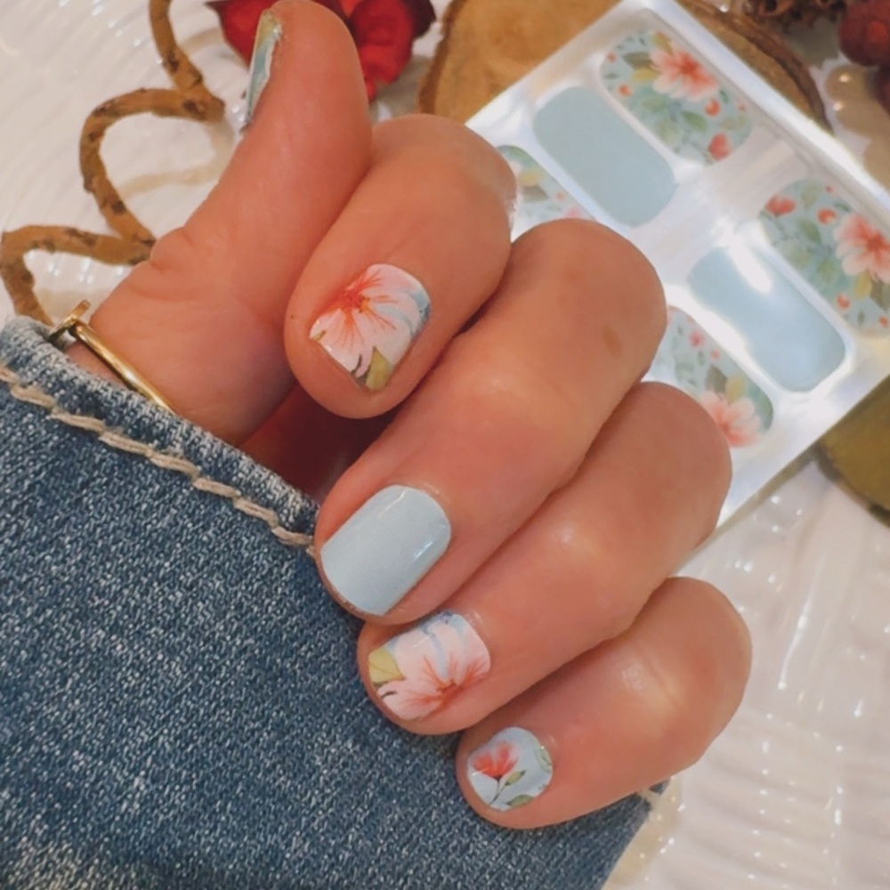 Pastel Garden Nail Wraps